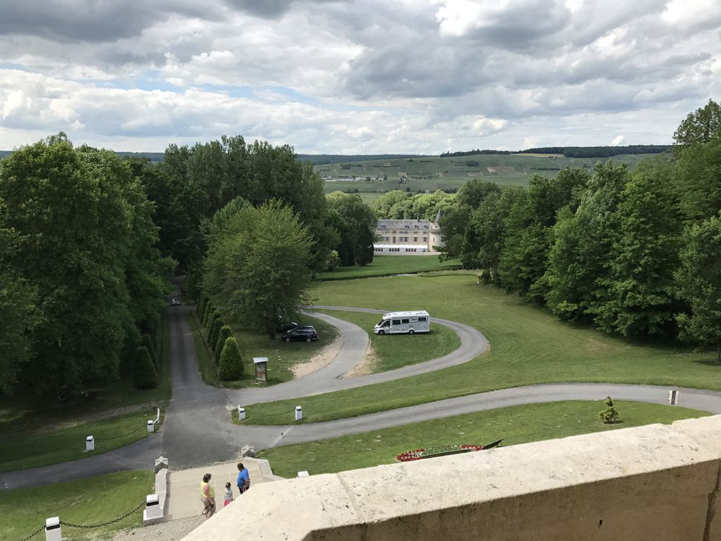 View from the balcony of the Memorial of Dormans